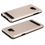 Wholesale Samsung Galaxy Note 5 Aluminum Armor Hybrid Case (Gold)